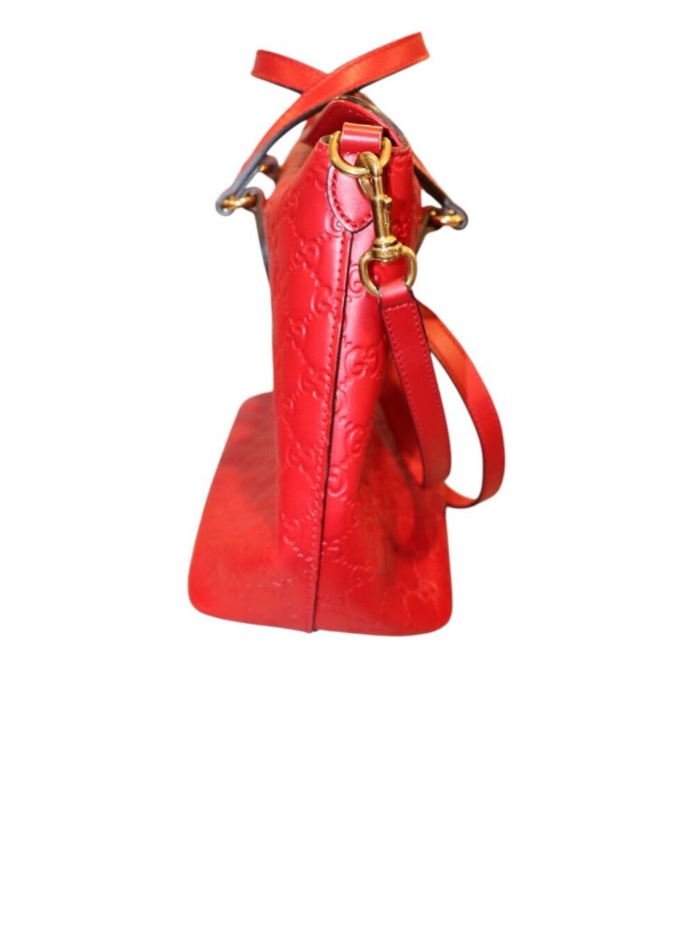 Gucci Signature Fold Over Tote Guccissima Leather, Medium - Picture 3 of 8